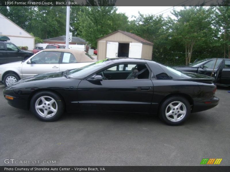 Black / Black 1996 Pontiac Firebird Coupe