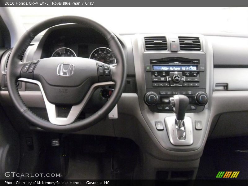 Royal Blue Pearl / Gray 2010 Honda CR-V EX-L