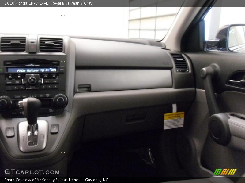 Royal Blue Pearl / Gray 2010 Honda CR-V EX-L