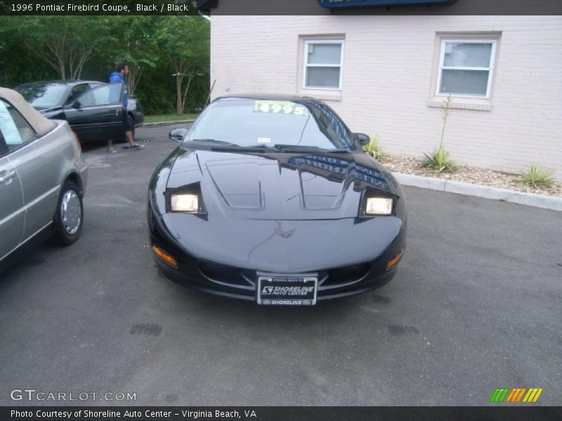 Black / Black 1996 Pontiac Firebird Coupe
