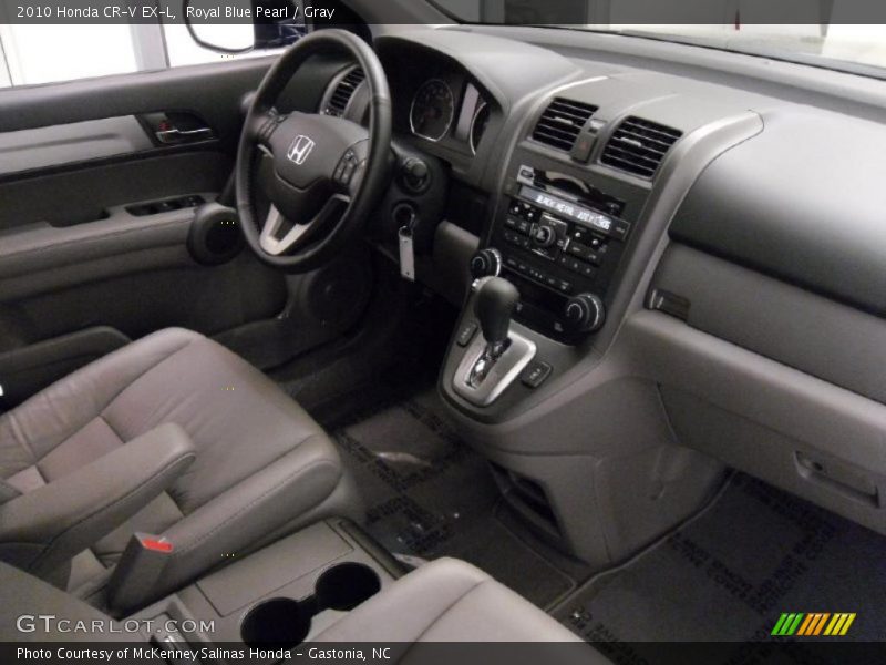 Royal Blue Pearl / Gray 2010 Honda CR-V EX-L