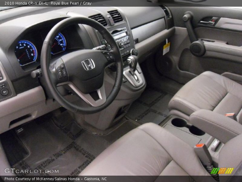 Royal Blue Pearl / Gray 2010 Honda CR-V EX-L
