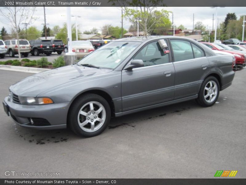 Titanium Metallic / Gray 2002 Mitsubishi Galant GTZ