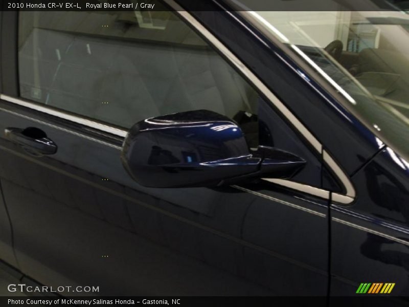 Royal Blue Pearl / Gray 2010 Honda CR-V EX-L