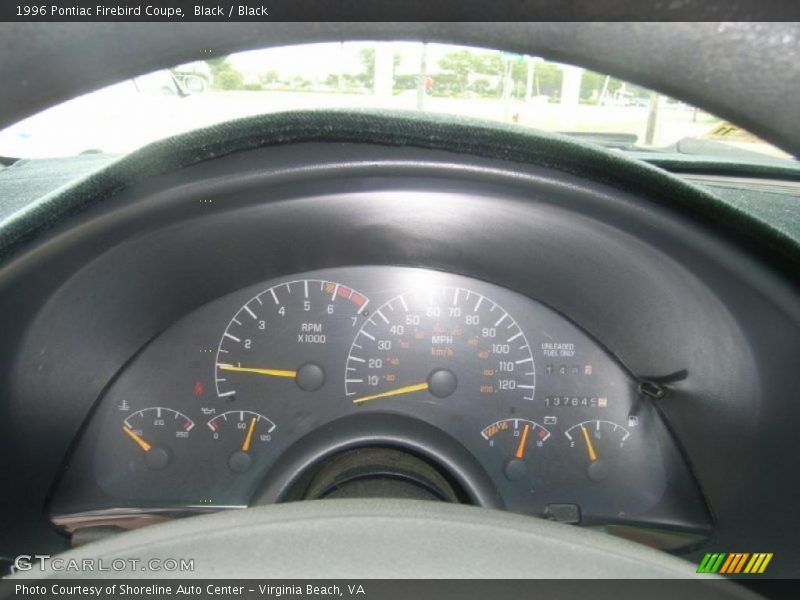 Black / Black 1996 Pontiac Firebird Coupe