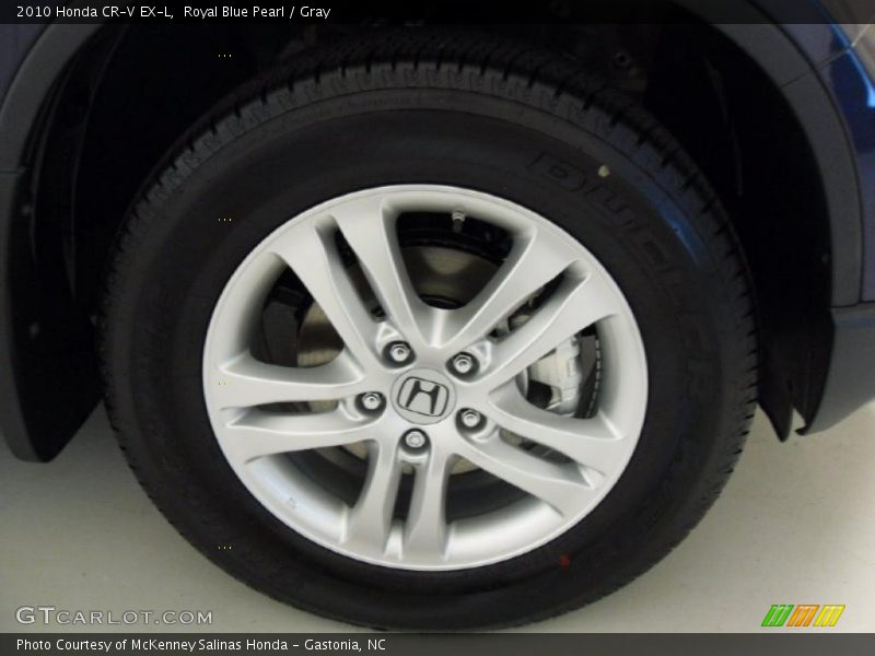 Royal Blue Pearl / Gray 2010 Honda CR-V EX-L
