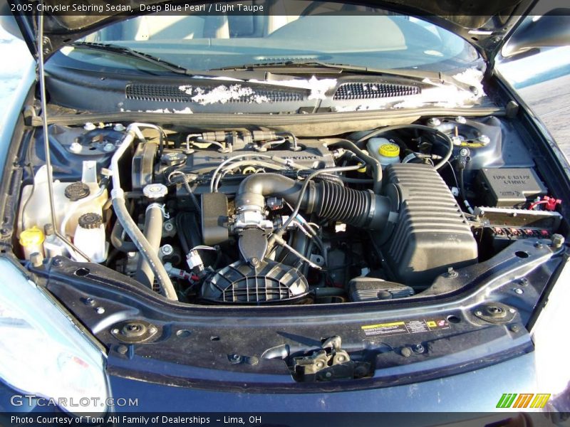 Deep Blue Pearl / Light Taupe 2005 Chrysler Sebring Sedan
