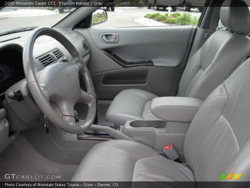 Titanium Metallic / Gray 2002 Mitsubishi Galant GTZ