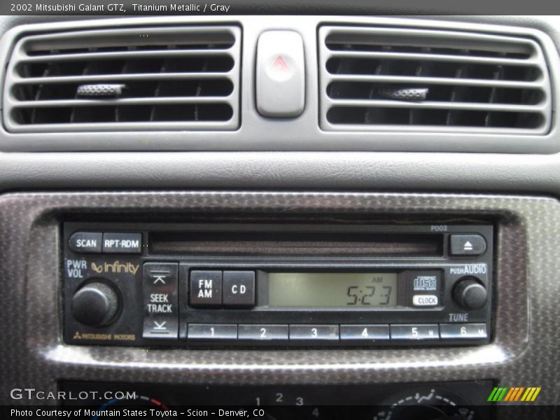 Titanium Metallic / Gray 2002 Mitsubishi Galant GTZ