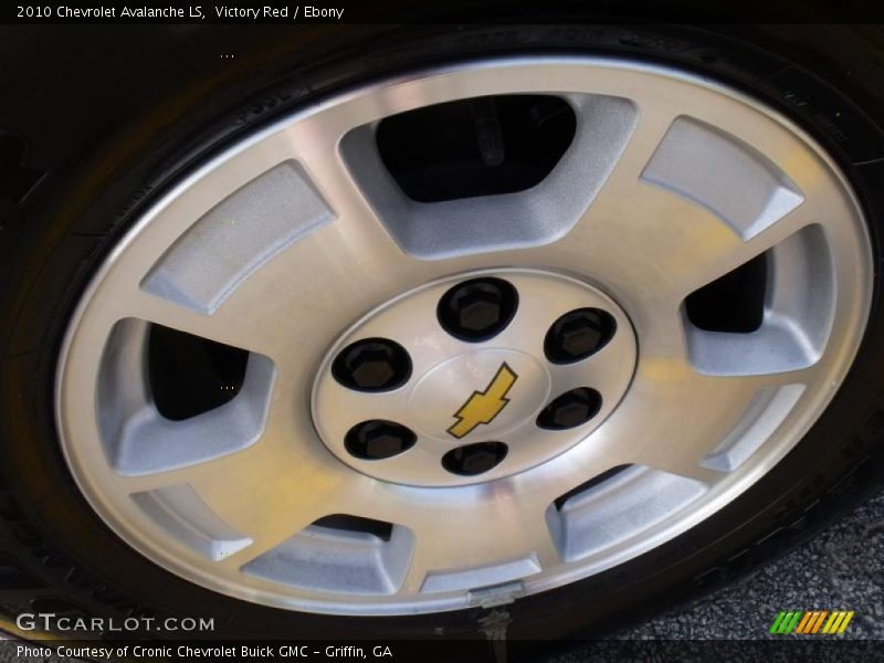 Victory Red / Ebony 2010 Chevrolet Avalanche LS