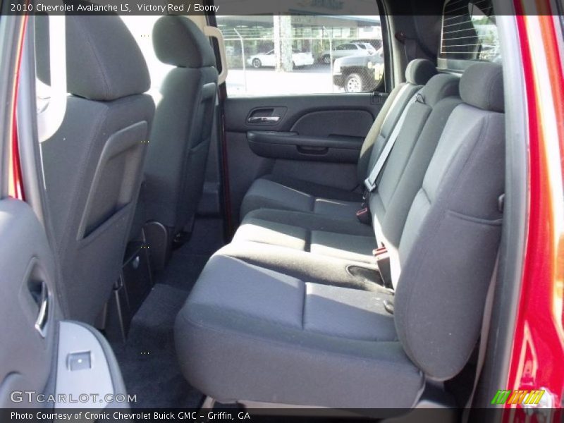Victory Red / Ebony 2010 Chevrolet Avalanche LS