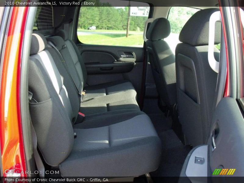 Victory Red / Ebony 2010 Chevrolet Avalanche LS