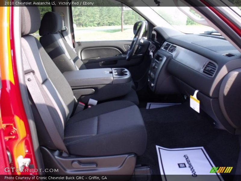 Victory Red / Ebony 2010 Chevrolet Avalanche LS