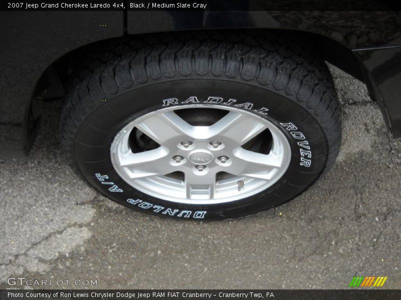 Black / Medium Slate Gray 2007 Jeep Grand Cherokee Laredo 4x4