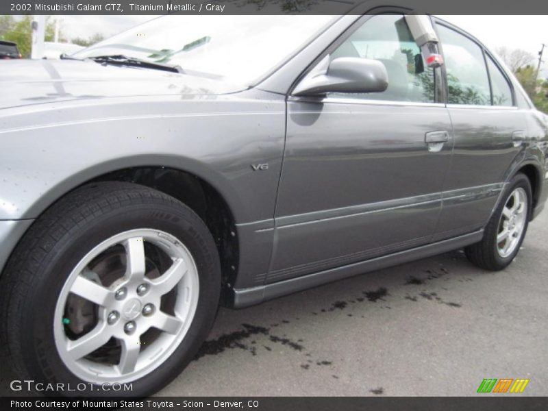 Titanium Metallic / Gray 2002 Mitsubishi Galant GTZ
