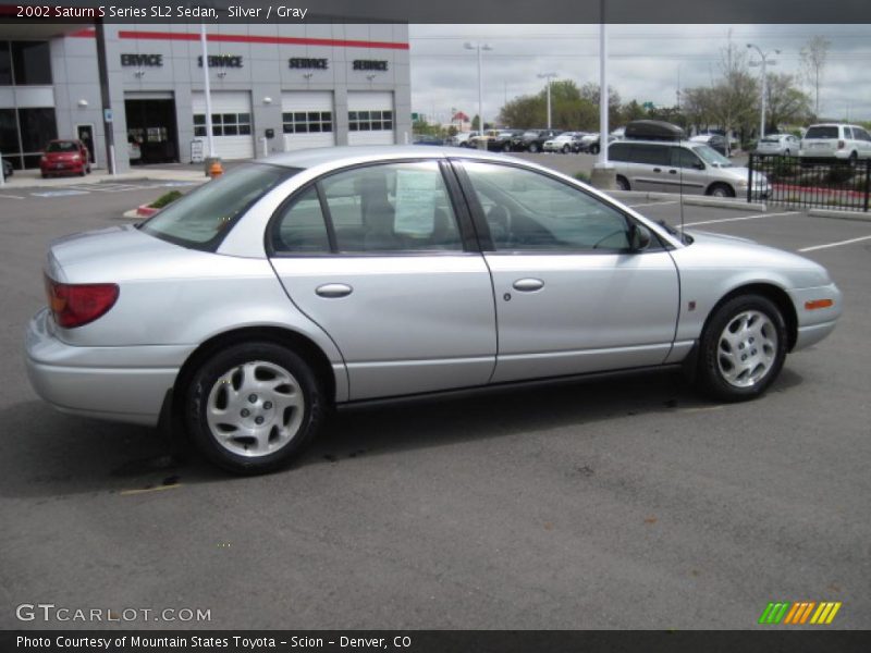 Silver / Gray 2002 Saturn S Series SL2 Sedan