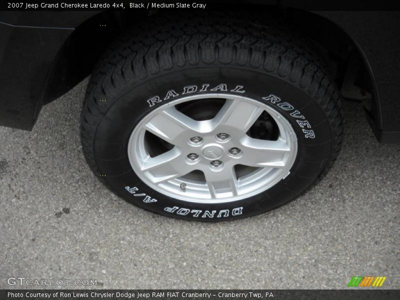 Black / Medium Slate Gray 2007 Jeep Grand Cherokee Laredo 4x4