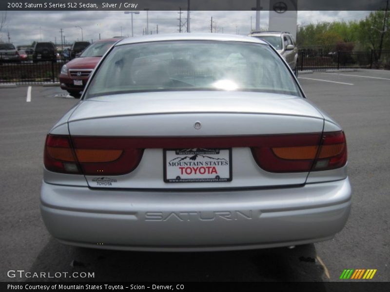 Silver / Gray 2002 Saturn S Series SL2 Sedan