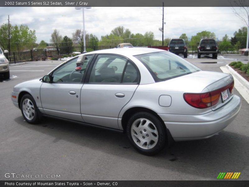 Silver / Gray 2002 Saturn S Series SL2 Sedan