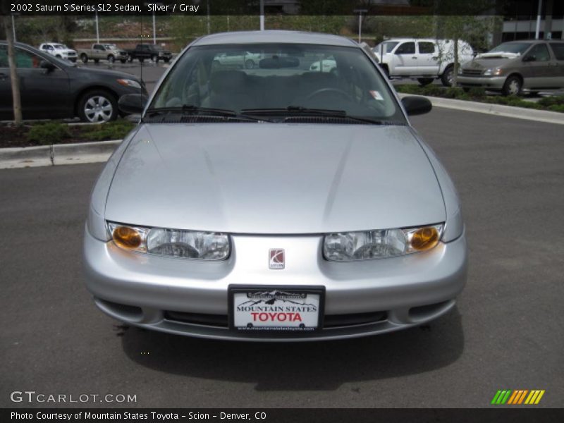 Silver / Gray 2002 Saturn S Series SL2 Sedan