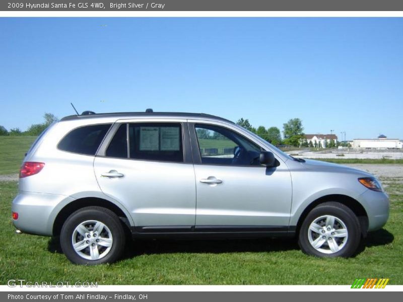 Bright Silver / Gray 2009 Hyundai Santa Fe GLS 4WD