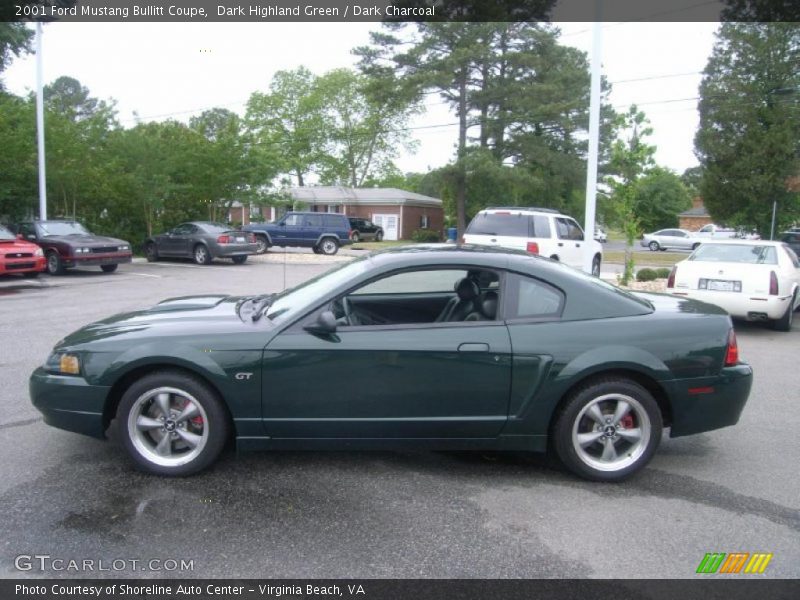 Dark Highland Green / Dark Charcoal 2001 Ford Mustang Bullitt Coupe
