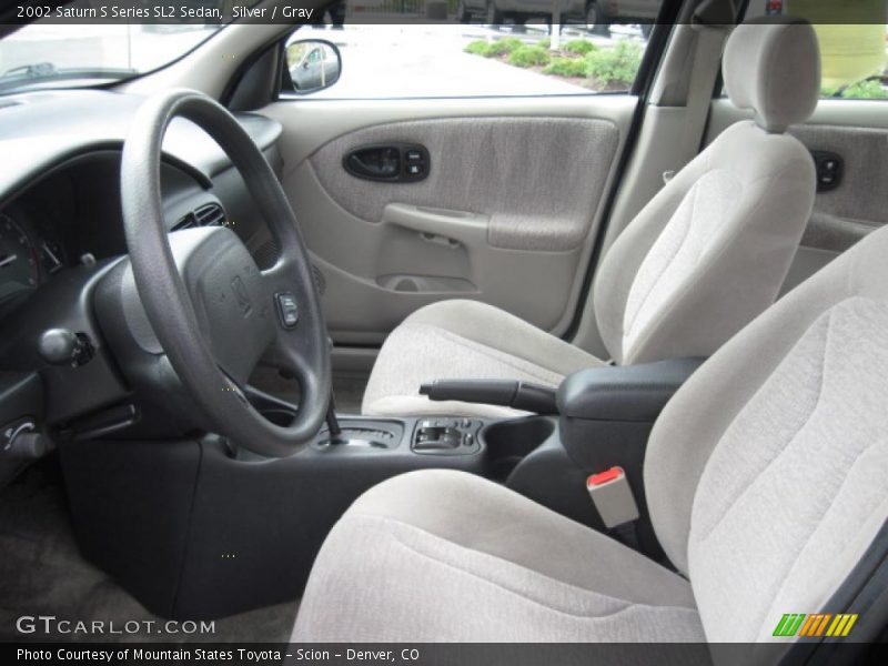 Silver / Gray 2002 Saturn S Series SL2 Sedan