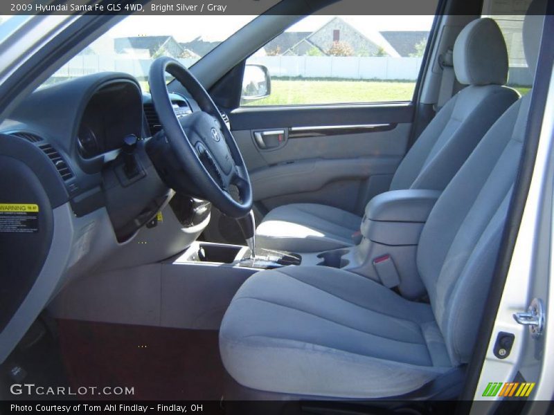 Bright Silver / Gray 2009 Hyundai Santa Fe GLS 4WD
