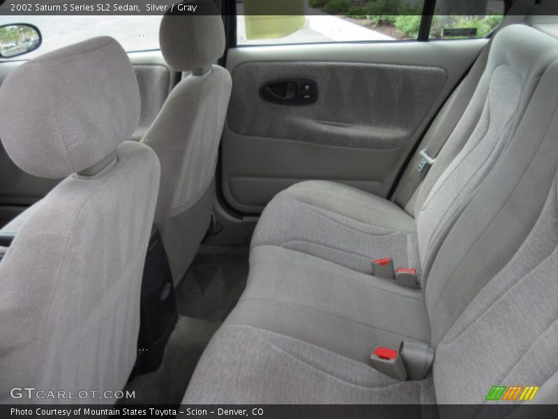 Silver / Gray 2002 Saturn S Series SL2 Sedan