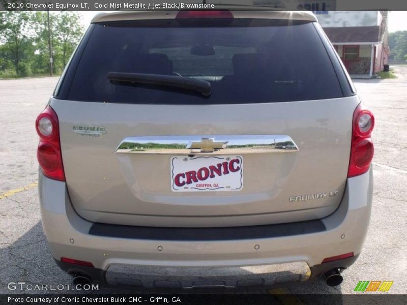 Gold Mist Metallic / Jet Black/Brownstone 2010 Chevrolet Equinox LT