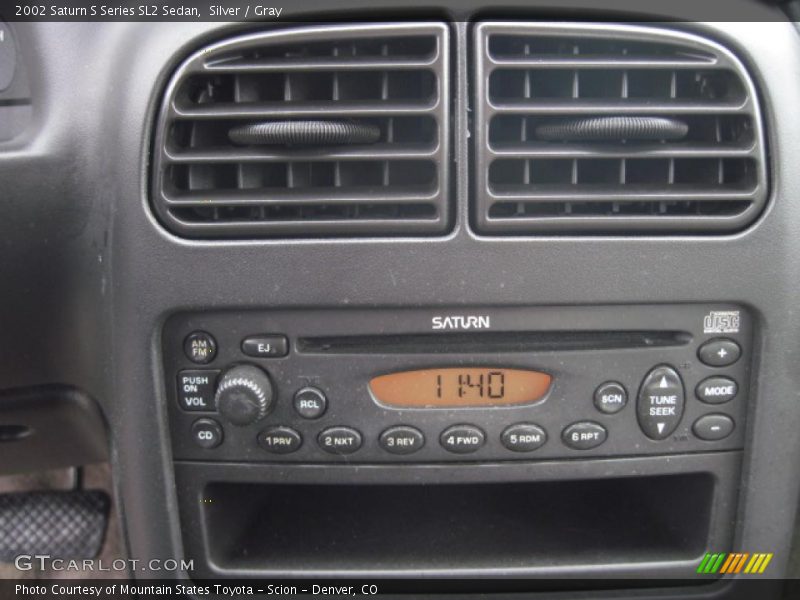Silver / Gray 2002 Saturn S Series SL2 Sedan