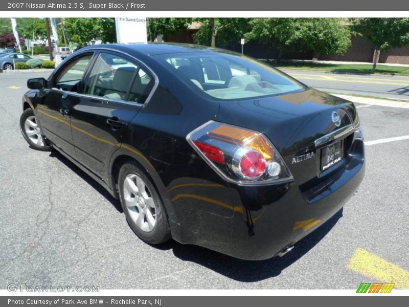 Super Black / Frost 2007 Nissan Altima 2.5 S