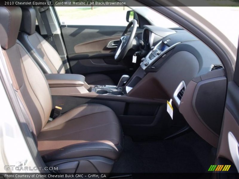 Gold Mist Metallic / Jet Black/Brownstone 2010 Chevrolet Equinox LT