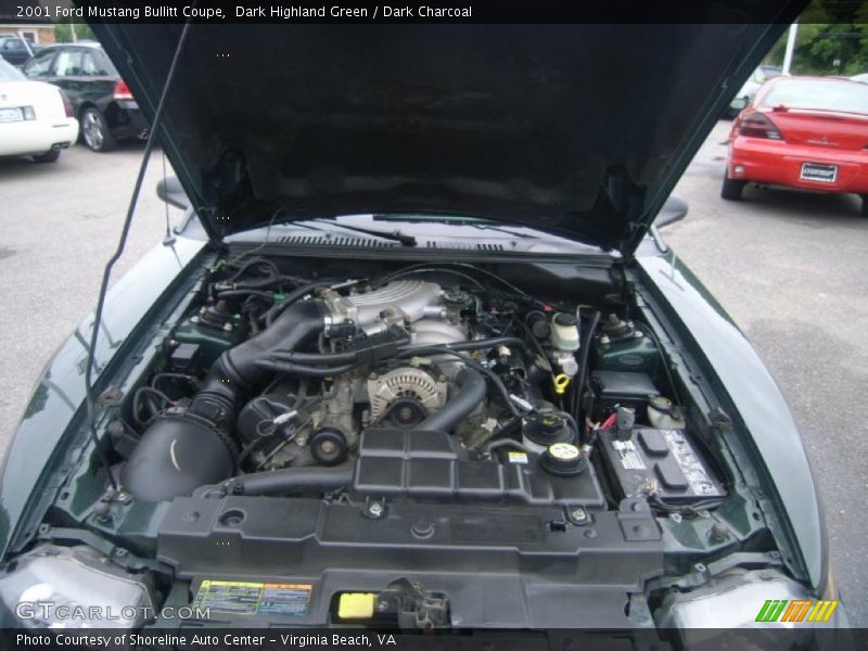 Dark Highland Green / Dark Charcoal 2001 Ford Mustang Bullitt Coupe