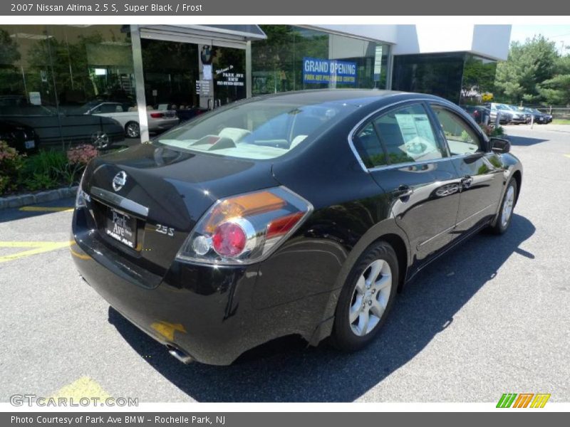 Super Black / Frost 2007 Nissan Altima 2.5 S