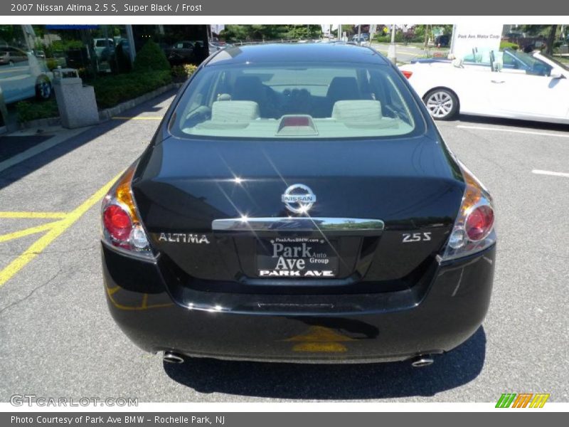 Super Black / Frost 2007 Nissan Altima 2.5 S