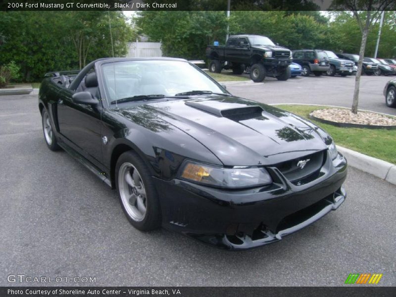 Black / Dark Charcoal 2004 Ford Mustang GT Convertible