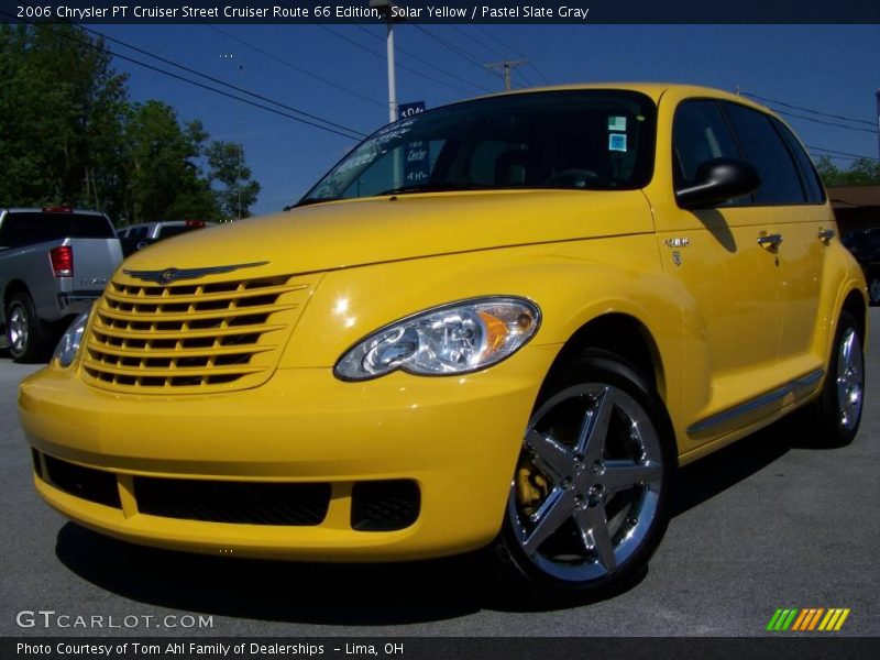 Solar Yellow / Pastel Slate Gray 2006 Chrysler PT Cruiser Street Cruiser Route 66 Edition