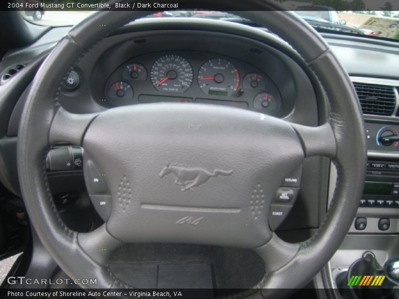 Black / Dark Charcoal 2004 Ford Mustang GT Convertible