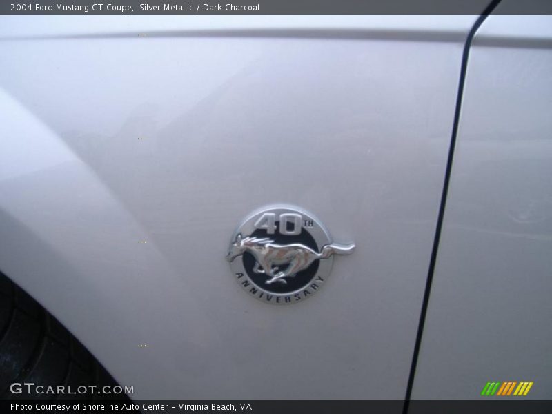 Silver Metallic / Dark Charcoal 2004 Ford Mustang GT Coupe