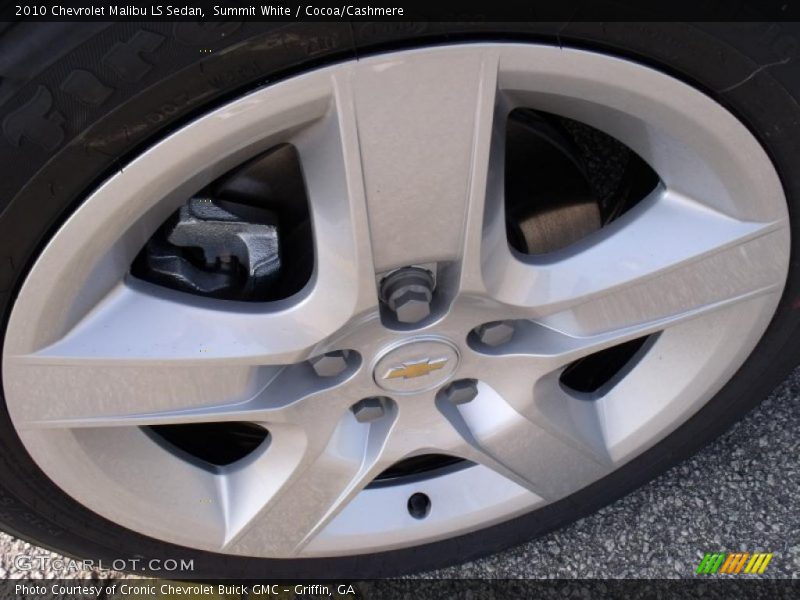Summit White / Cocoa/Cashmere 2010 Chevrolet Malibu LS Sedan