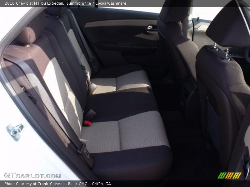 Summit White / Cocoa/Cashmere 2010 Chevrolet Malibu LS Sedan