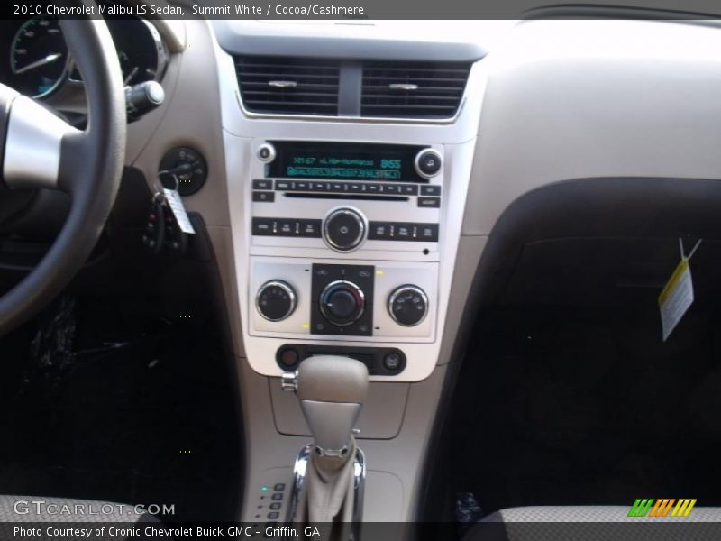 Summit White / Cocoa/Cashmere 2010 Chevrolet Malibu LS Sedan