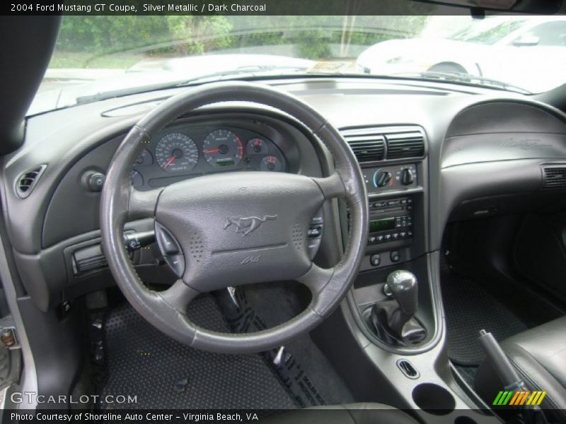 Silver Metallic / Dark Charcoal 2004 Ford Mustang GT Coupe