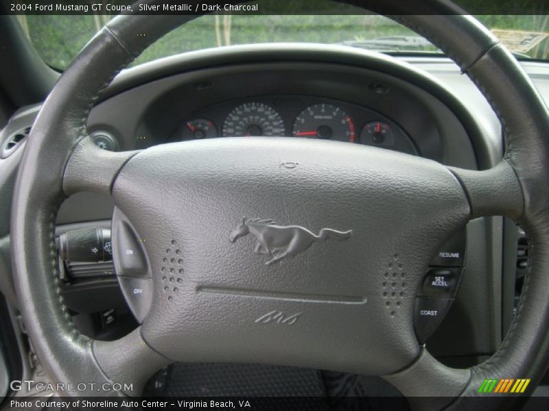 Silver Metallic / Dark Charcoal 2004 Ford Mustang GT Coupe