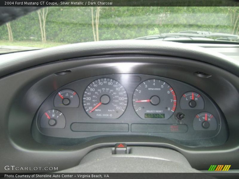 Silver Metallic / Dark Charcoal 2004 Ford Mustang GT Coupe
