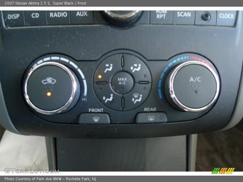 Super Black / Frost 2007 Nissan Altima 2.5 S