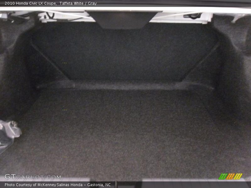 Taffeta White / Gray 2010 Honda Civic LX Coupe