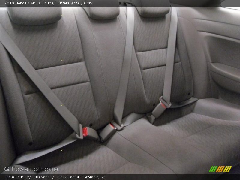 Taffeta White / Gray 2010 Honda Civic LX Coupe