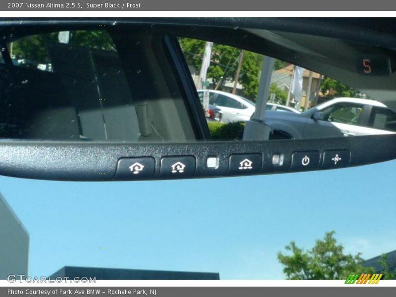 Super Black / Frost 2007 Nissan Altima 2.5 S